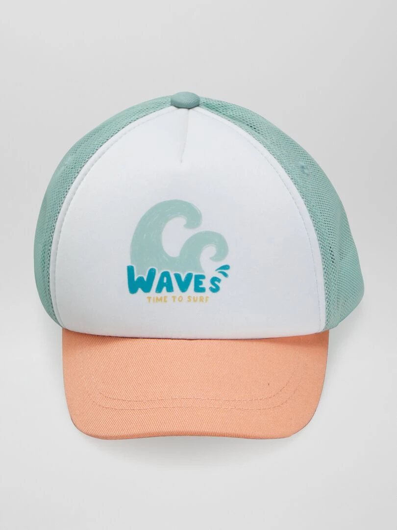 Casquette à imprimé surf Blanc