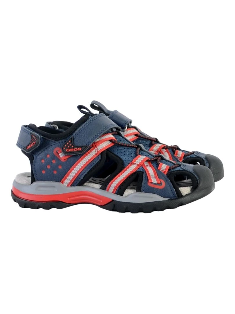 Sandale Cuir Enfant Geox Borealis   Bleu
