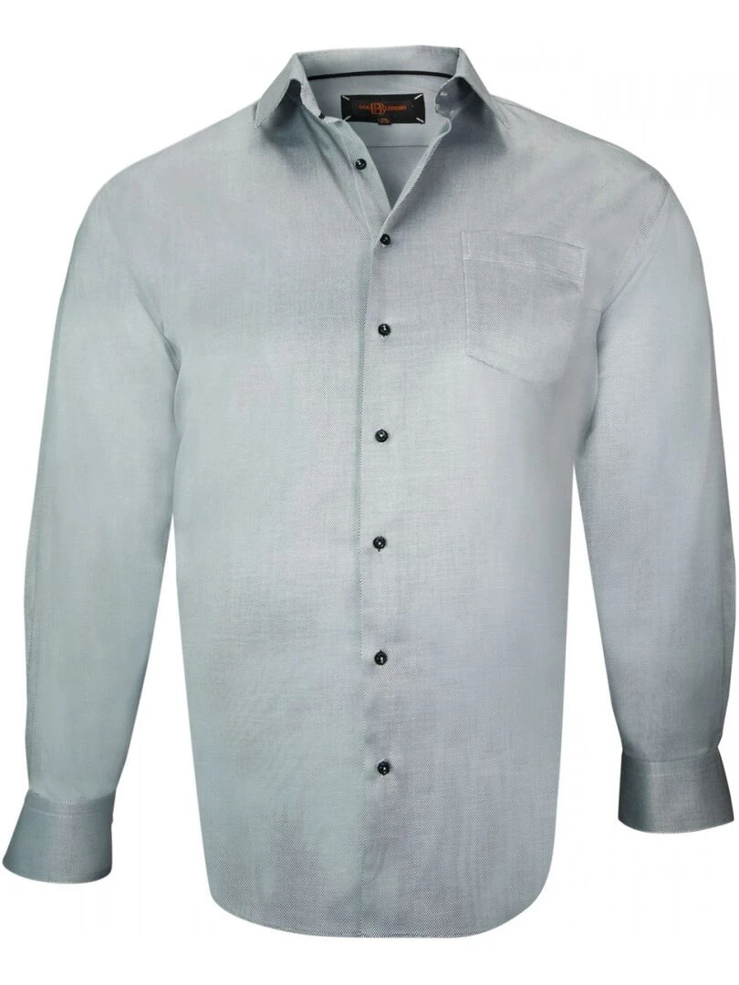 Chemise double fil DIAGONAL Gris