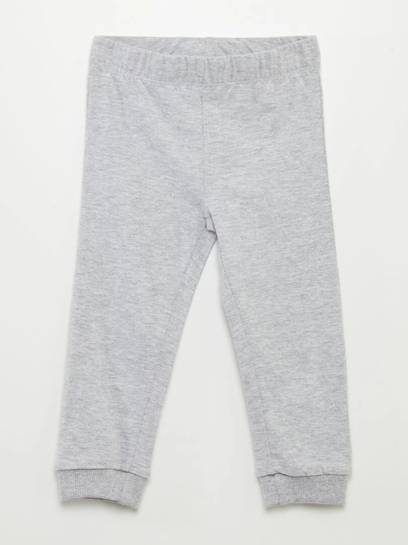 Pyjama long 'Super Mario'   2 pièces   Gris/rouge