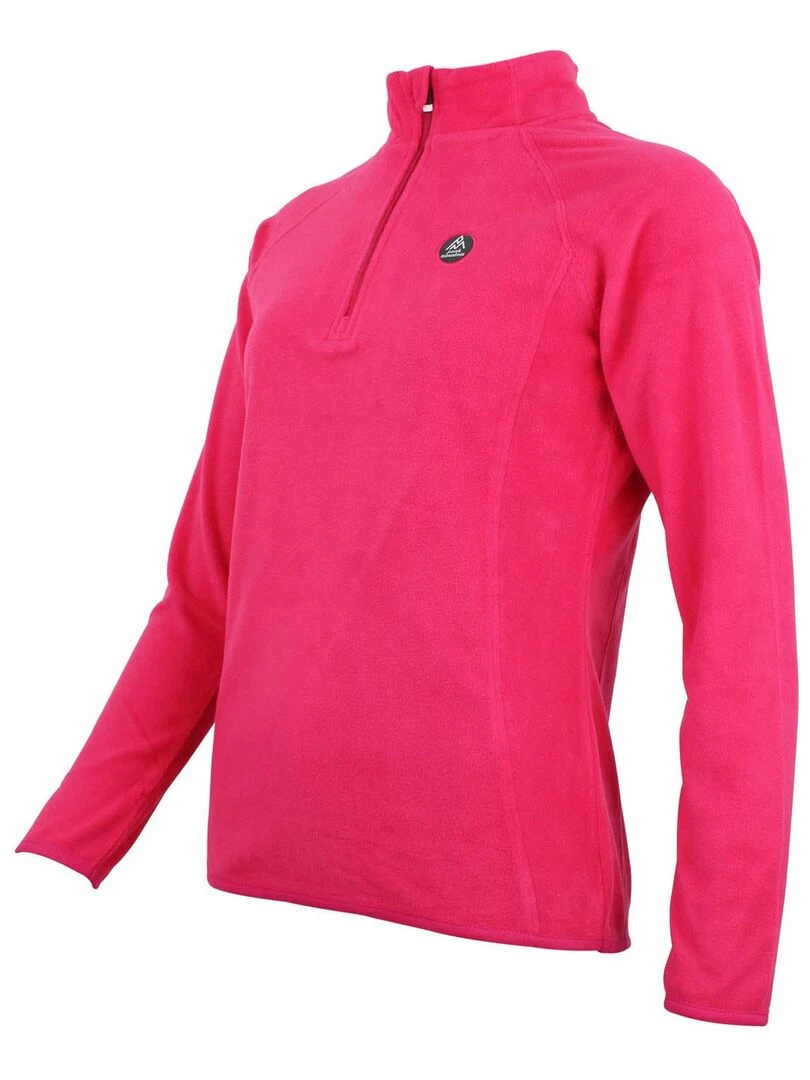 Sweat polaire femme AFINOR   Rose fushia