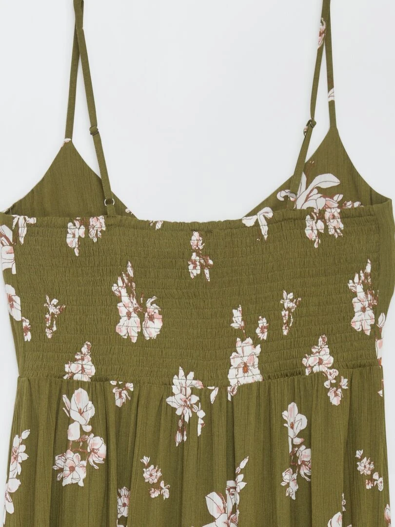 Robe longue imprimée à fleurs 'JDY'   Kaki