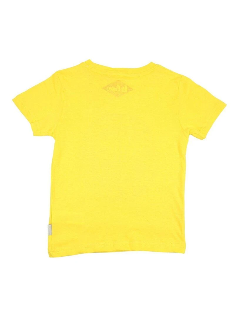 Lee Cooper T shirt garçon imprimé Lee Cooper en coton Jaune