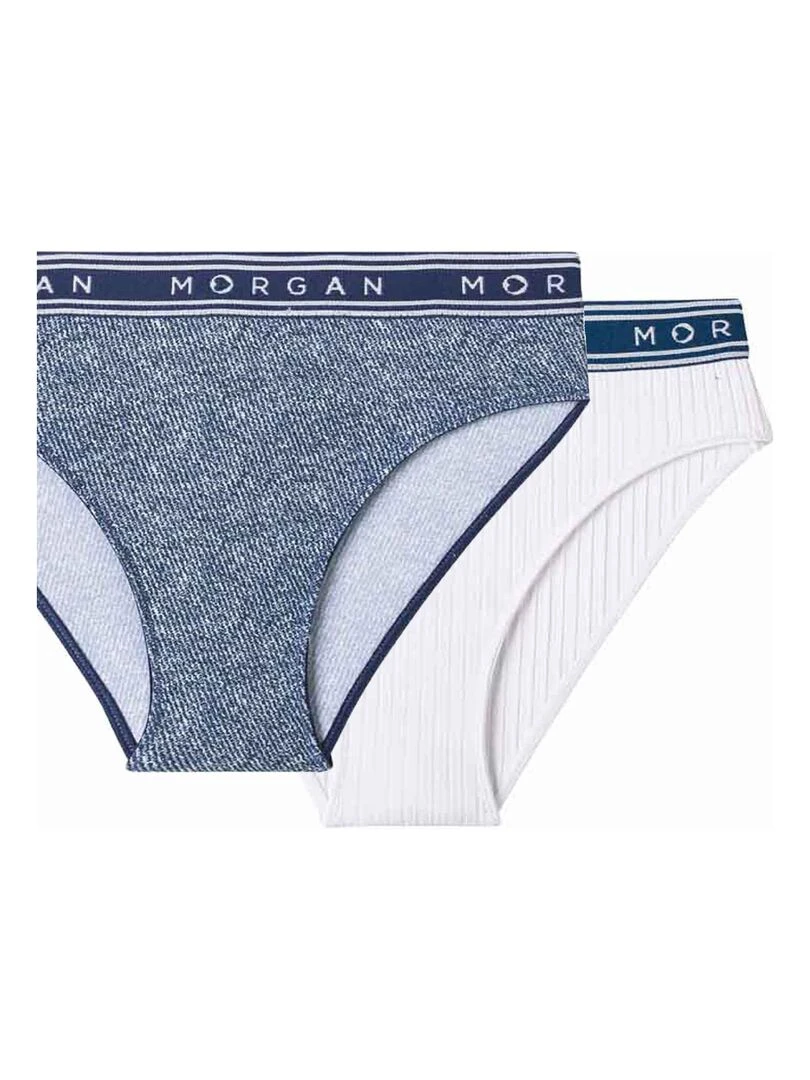 Lot de 2 slips JESS Morgan Junior Bleu