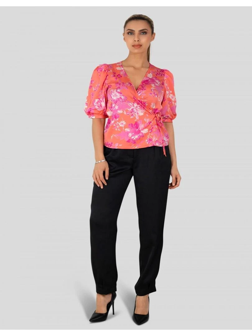 Blouse imprimé Kebello Rose