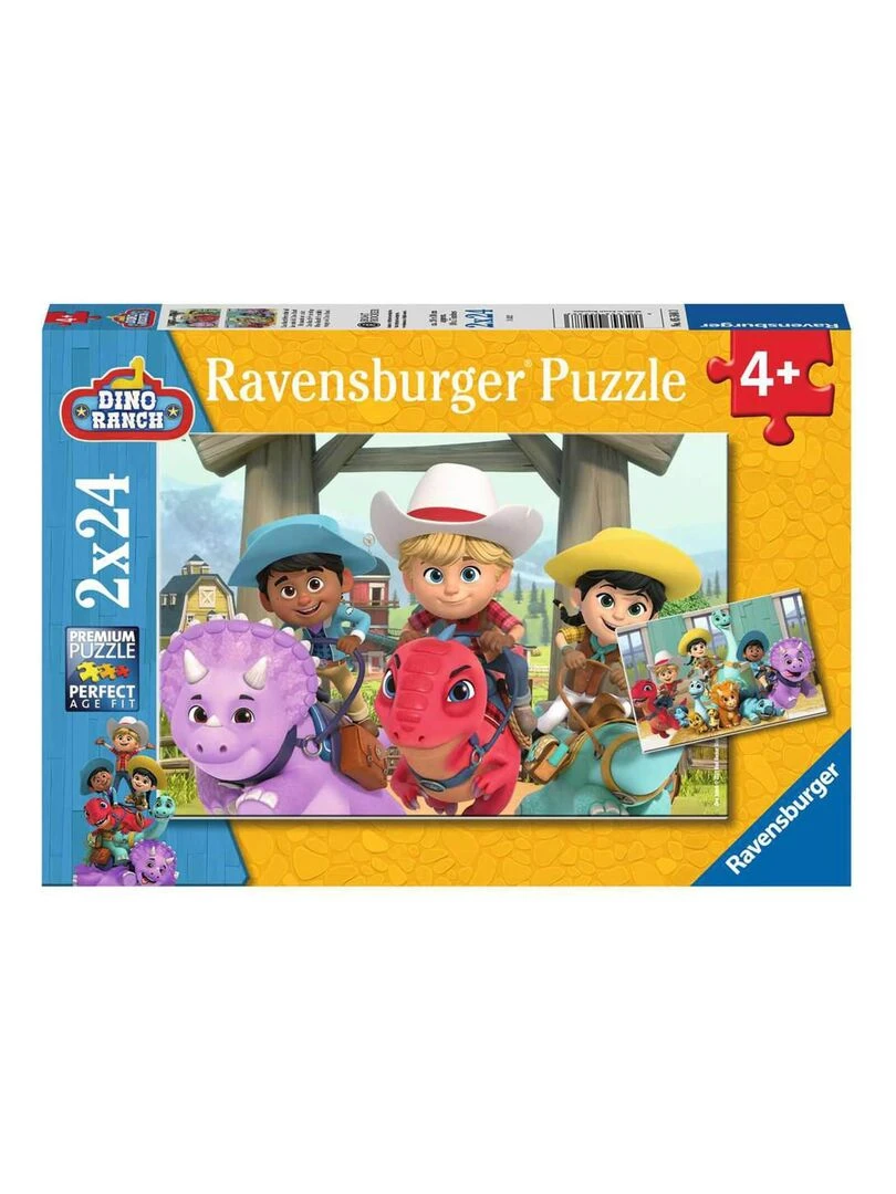 Puzzles 2 x 24 pièces : Les amis du Dino Ranch N/A