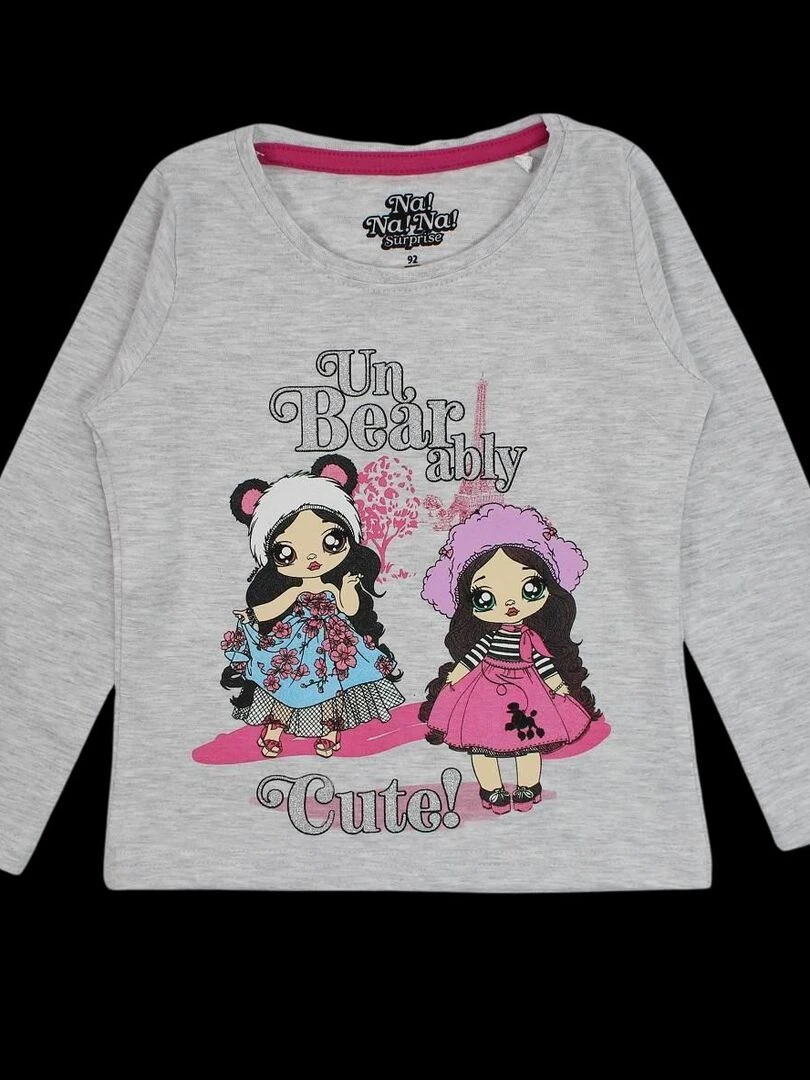 MGA Entertainment Pyjama fille imprimé Nana en coton Gris