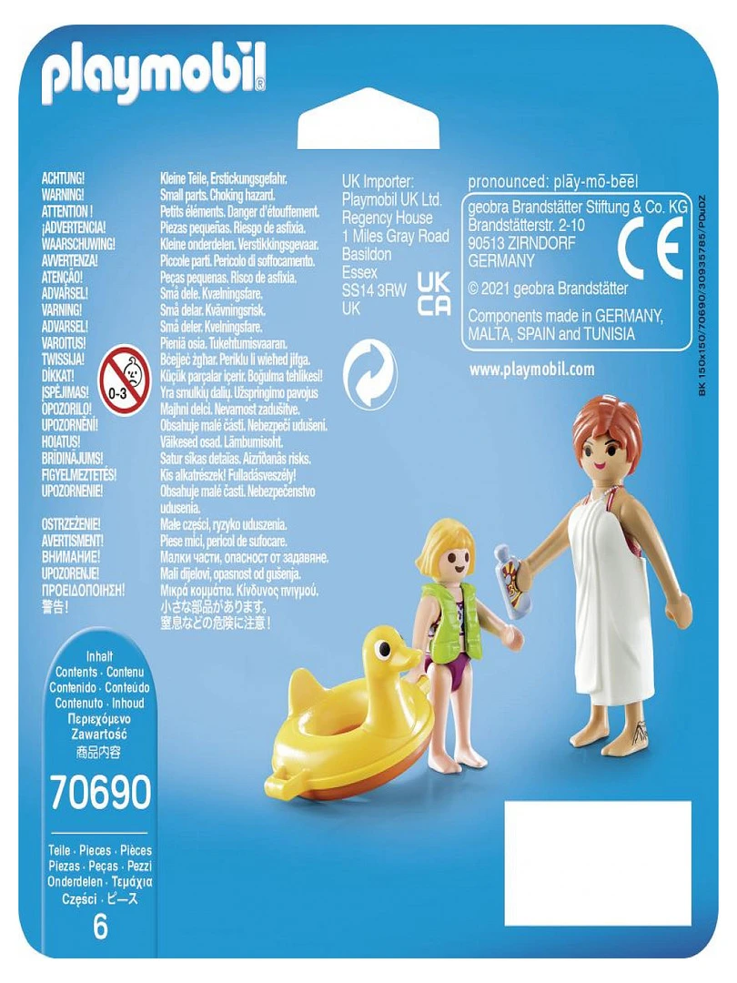 70690 'playmobil' Duo Couple De Vacanciers   N/A
