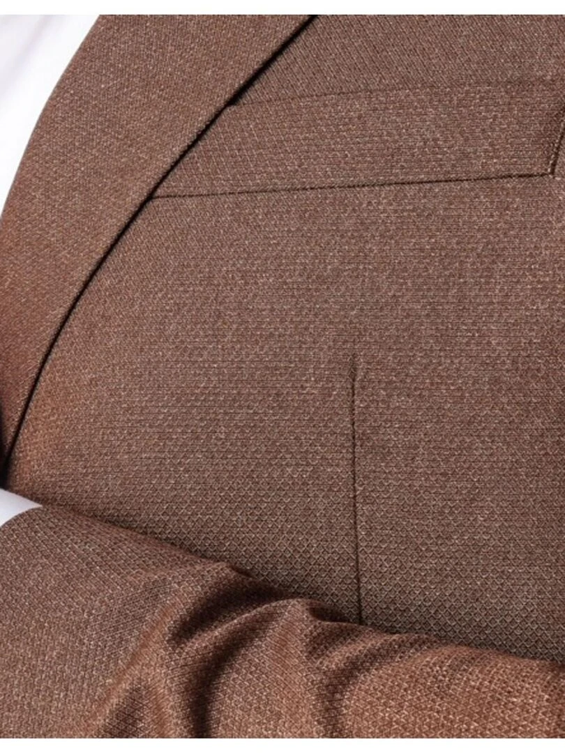 Veste Slim fit 2 boutons Kebello   Marron