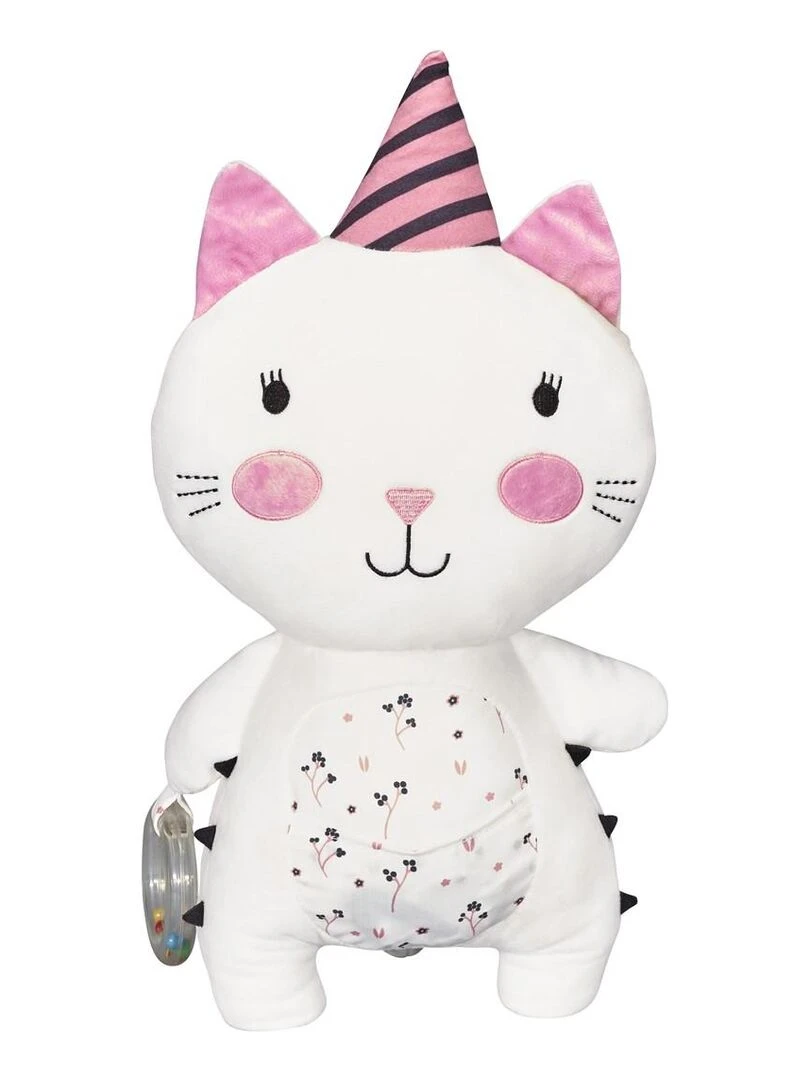 Peluche multi activités en polyester blanc BABYPRICE Blanc