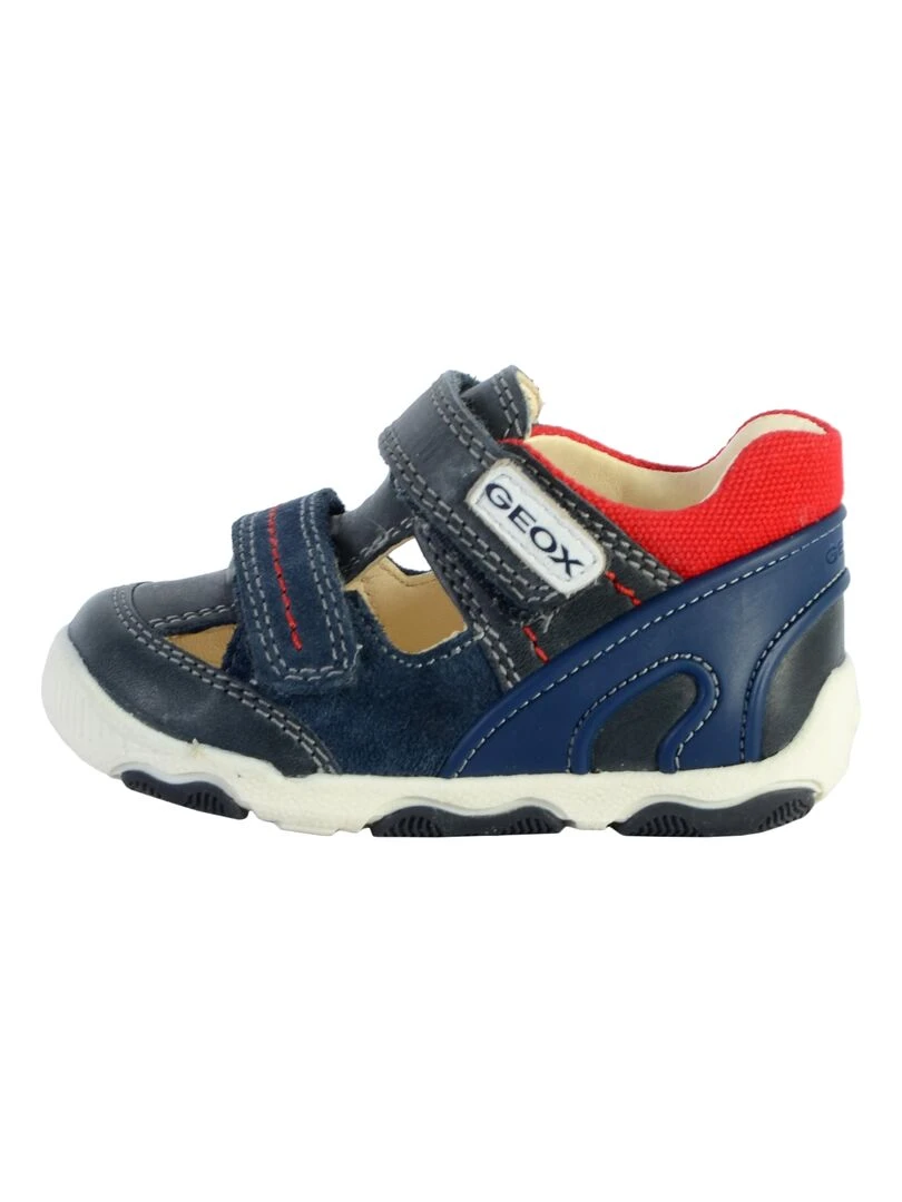 Basket Cuir Enfant Balu Bleu