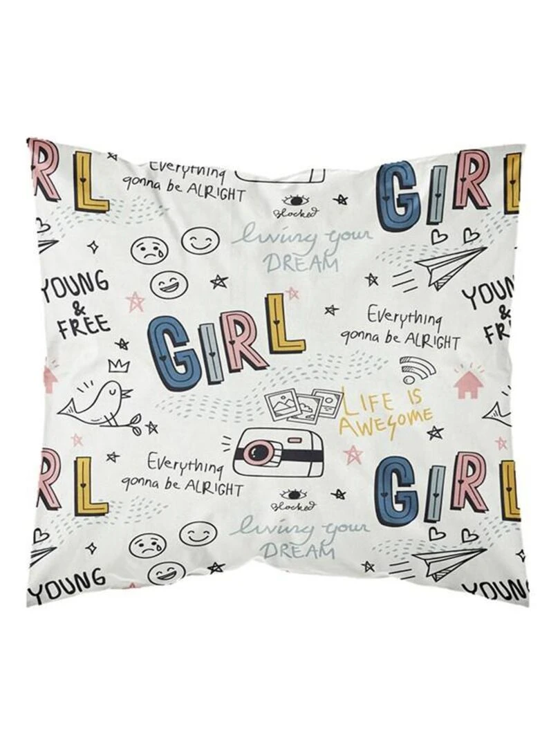 Parure de lit 'KIDS GIRL' 'TODAY'   Blanc