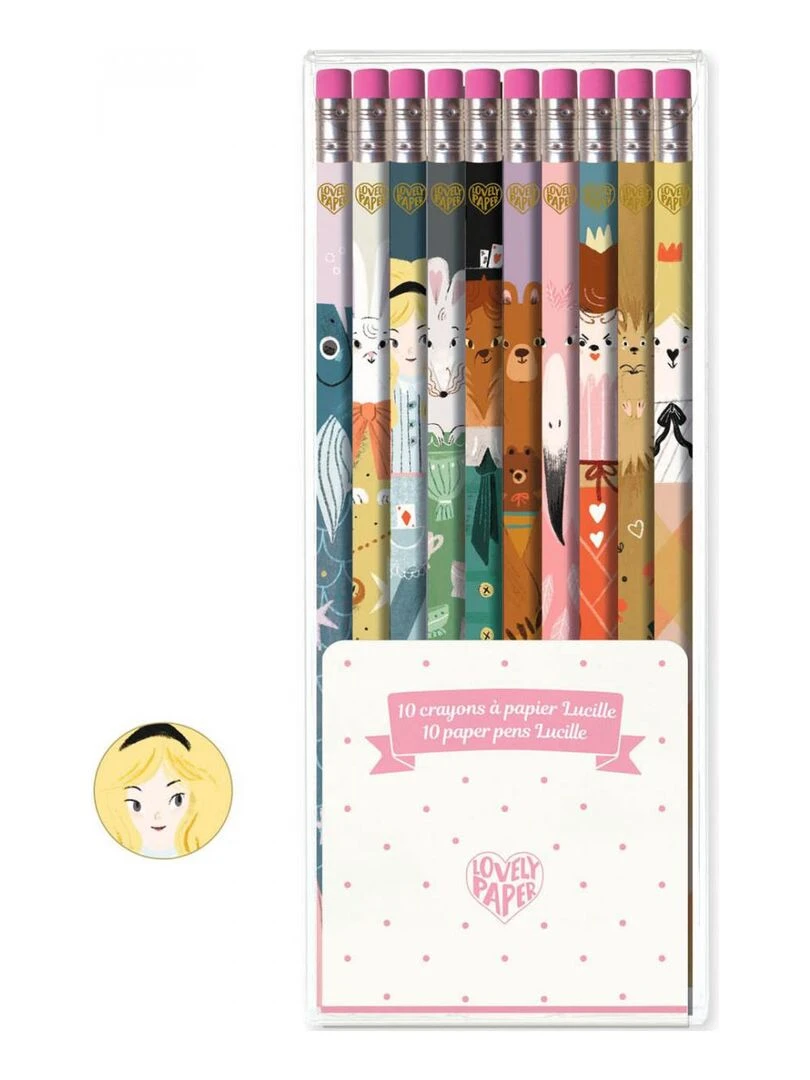 10 crayons à papier Lucille N/A