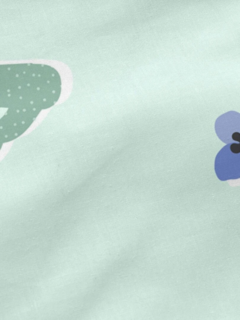 Drap housse Cute llamas Lit Bébé "Happyfriday"   Blanc