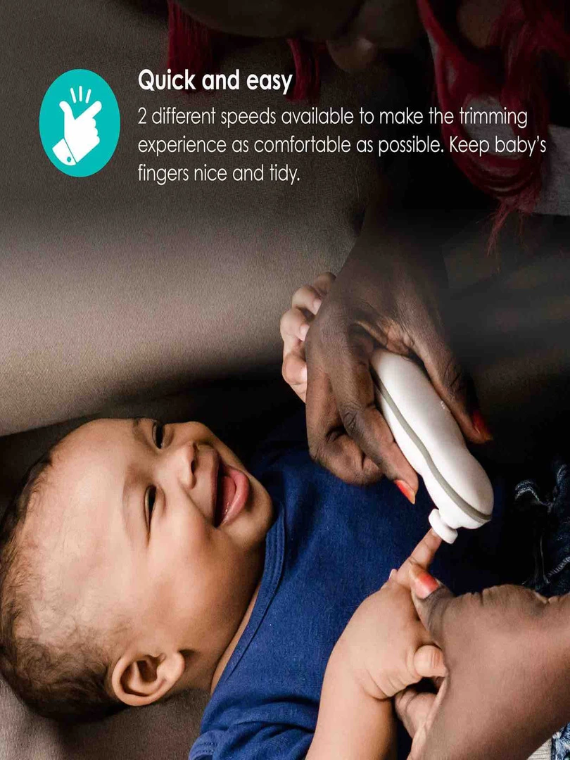 Lime À Ongle Électrique Pour Bébé   Blanc