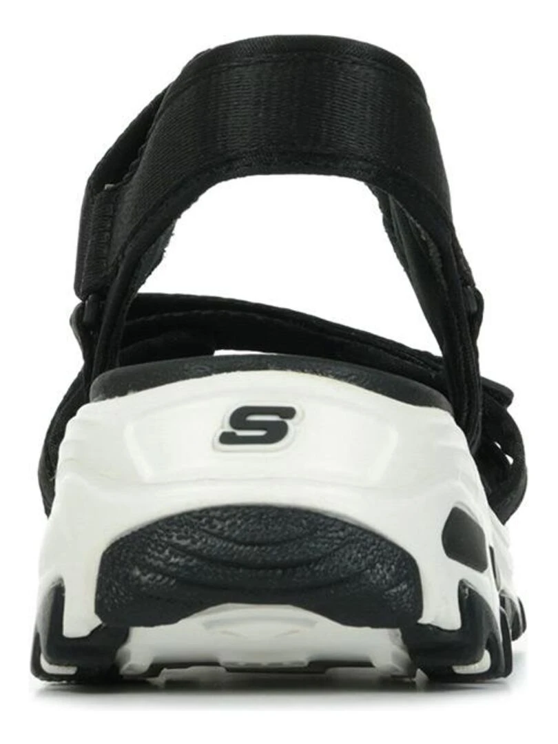 Sandales Skechers D'Lites Fresh Catch   Noir Blanc