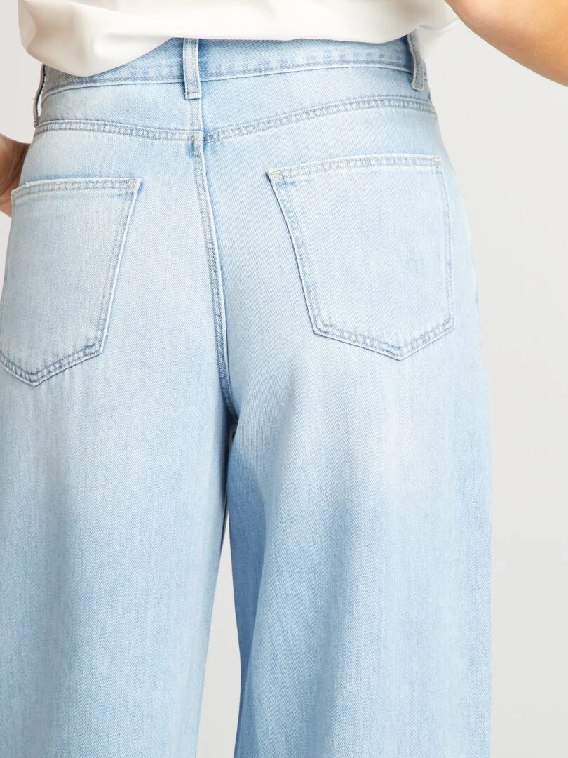 Jean large délavé   Bleached
