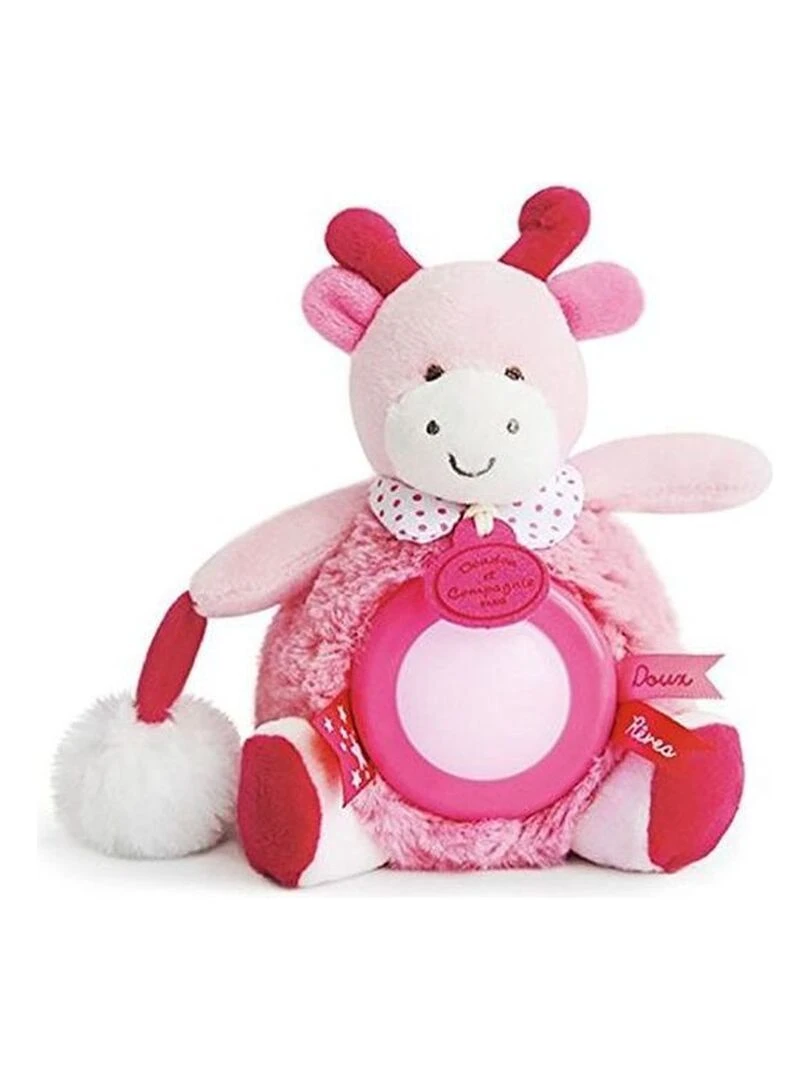 doudou Doudou et compagnie Girafe Rose DC3052 Lovely Veilleuse Rose