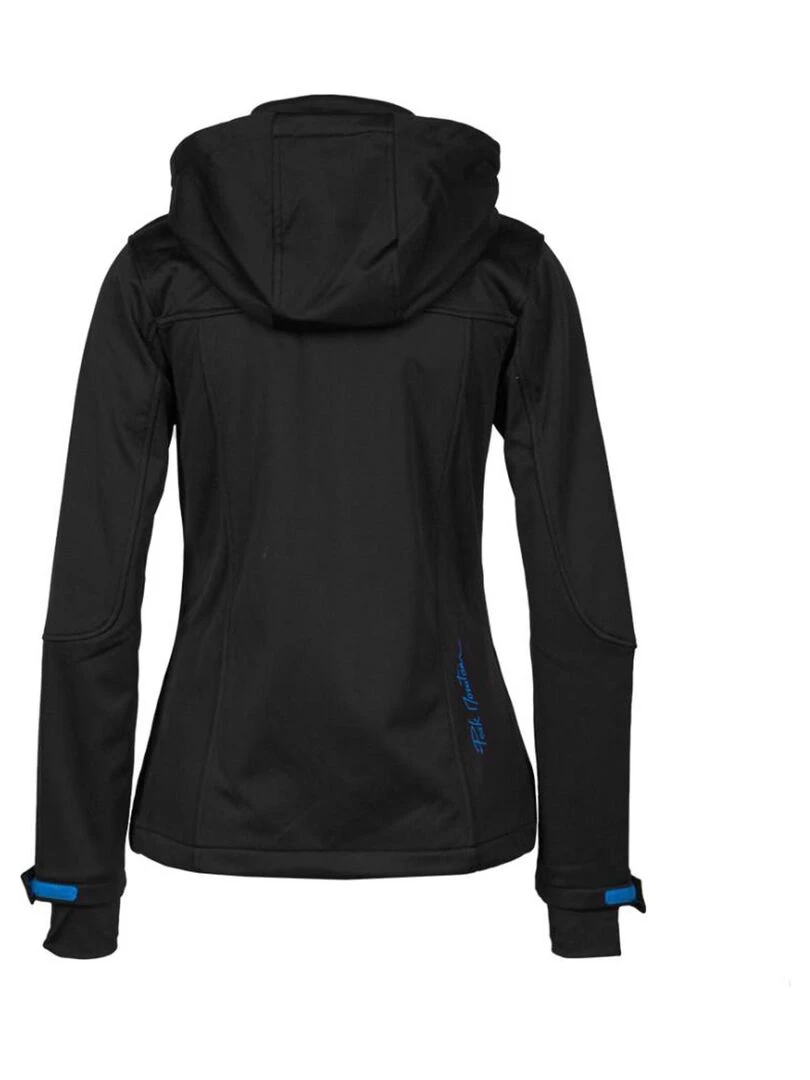 Blouson softshell femme ANNE PEAK MOUNTAIN Noir Bleu