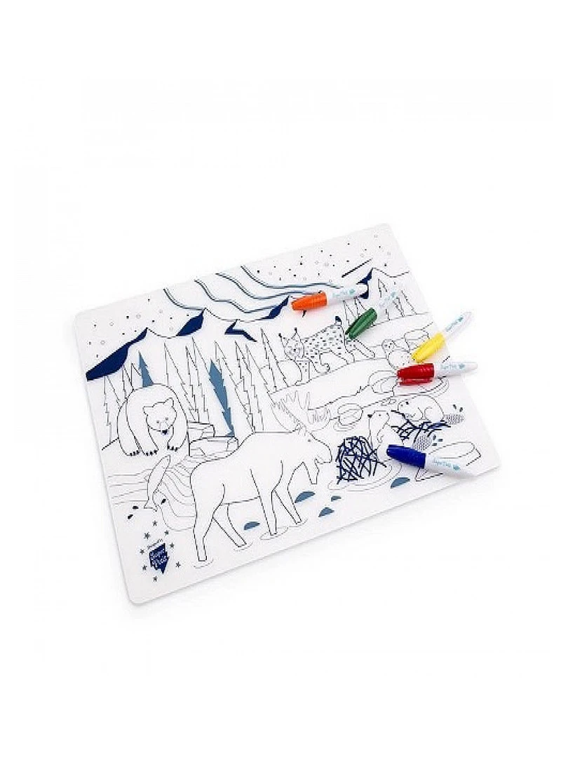 Kit Set Silicone Et 5 Feutres Wildlife Boreal N/A