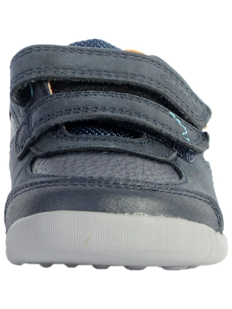 Basket Clarks enfant Rex Quest T   Bleu