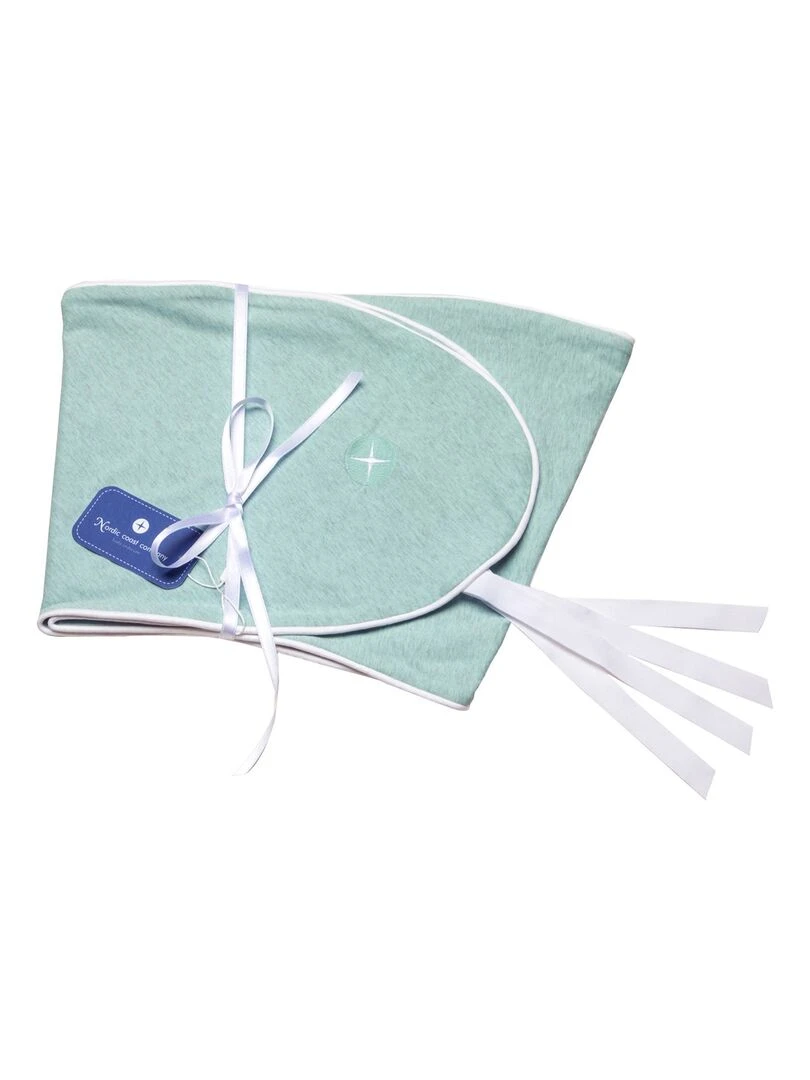 Housse de coussin d'allaitement confort évolutif coton Vert