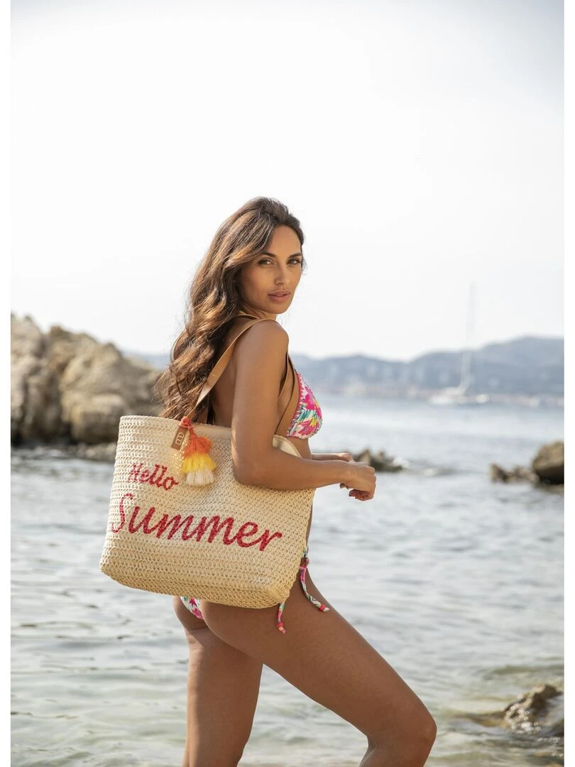 Sac de plage DL AGATHE   Beige
