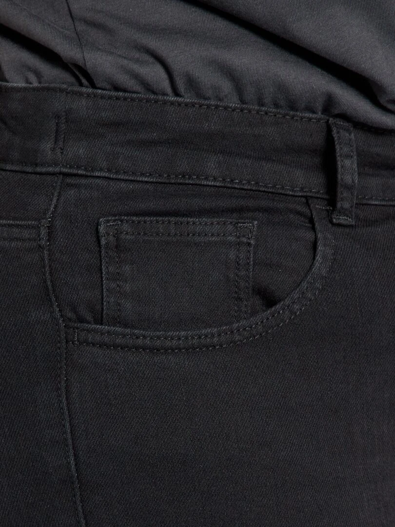 Pantalon skinny stretch   5 poches   L30   Noir