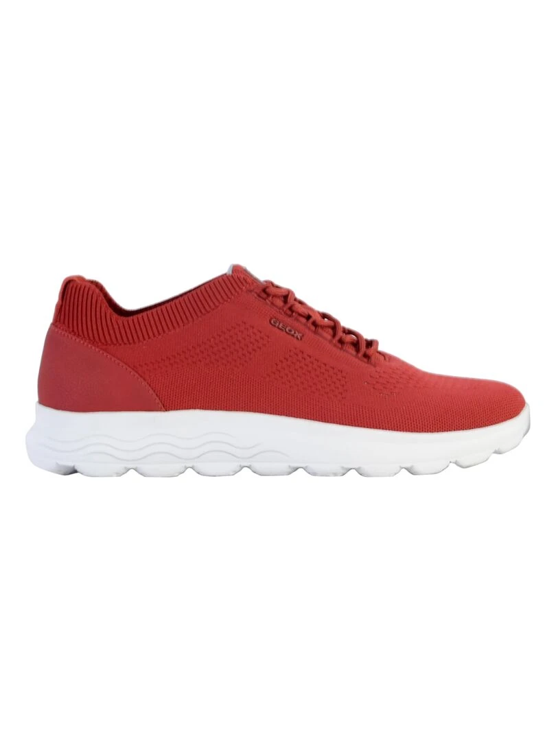 Basket à Lacets Geox U Spherica A Knitted Rouge