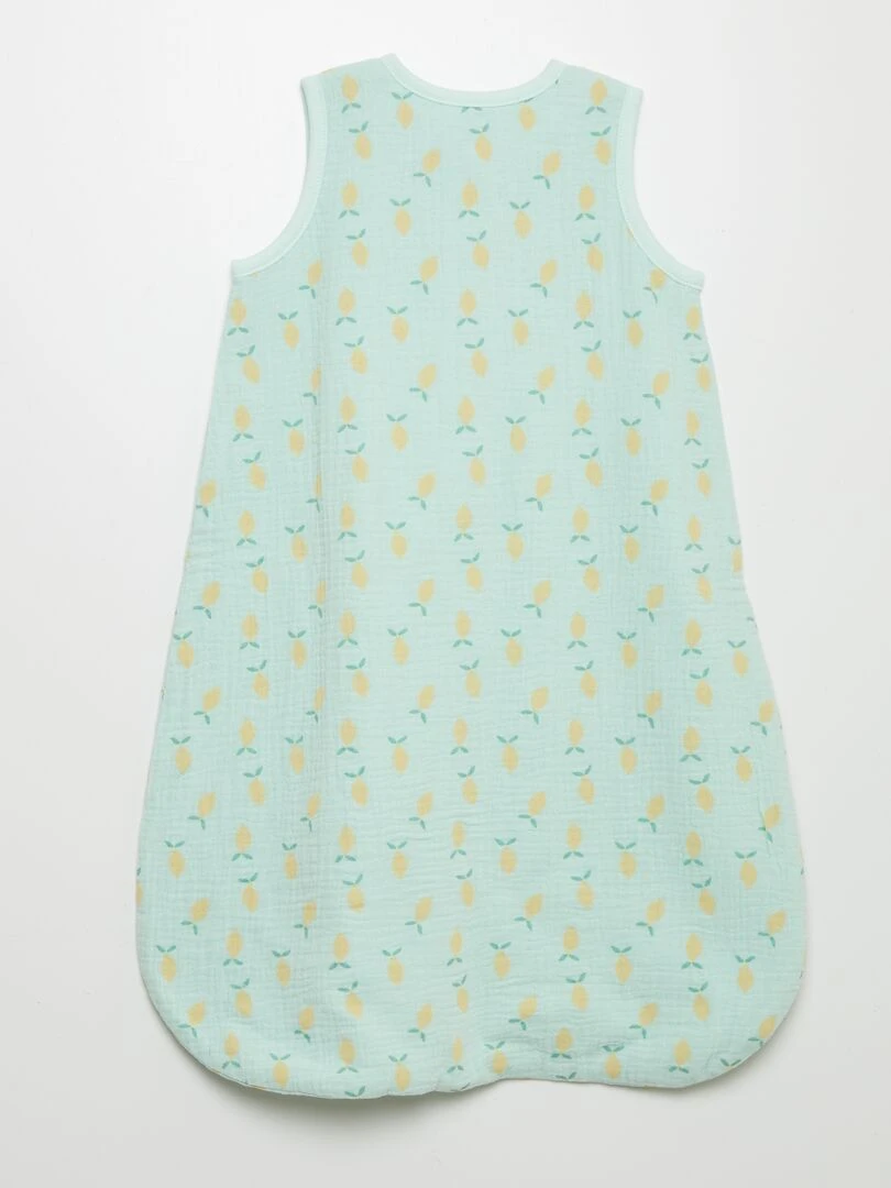 Gigoteuse TOG 1 en double gaze de coton   Vert citron