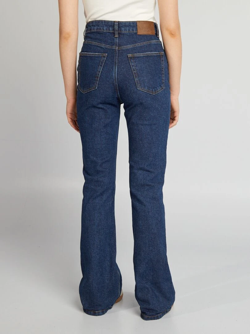 Jean flare/bootcut à taille haute   Bleu brut