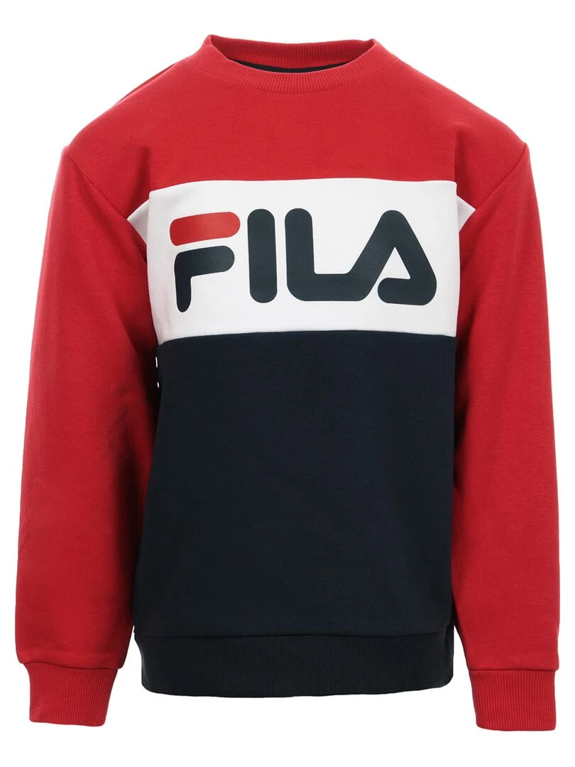 Kids Night Blocked Crew Sweat Bleu marine