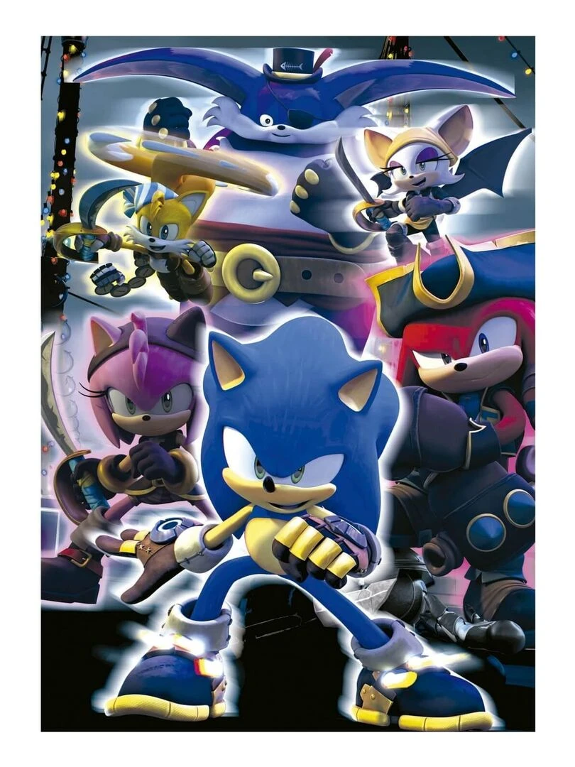 Puzzle 300 pièces Néon : Sonic N/A