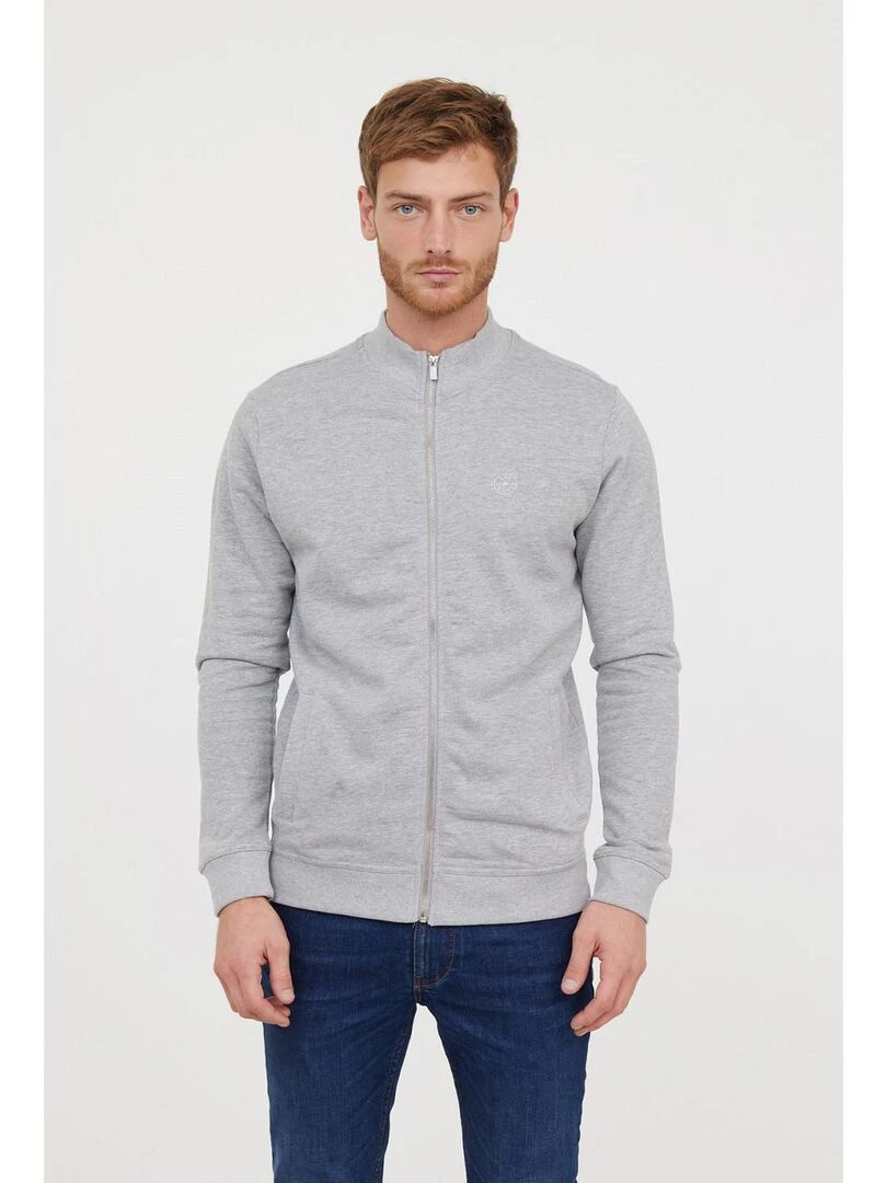 Lee Cooper Sweatshirt manches longues coton regular EMOLI Gris chiné