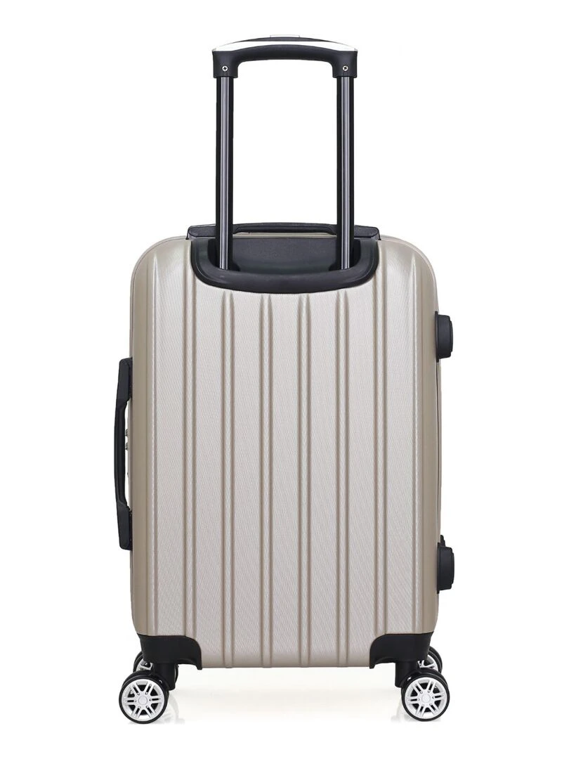 GENTLEMAN FARMER   VALISE CABINE ABS ARCHIE 4 ROUES 55 CM   Beige
