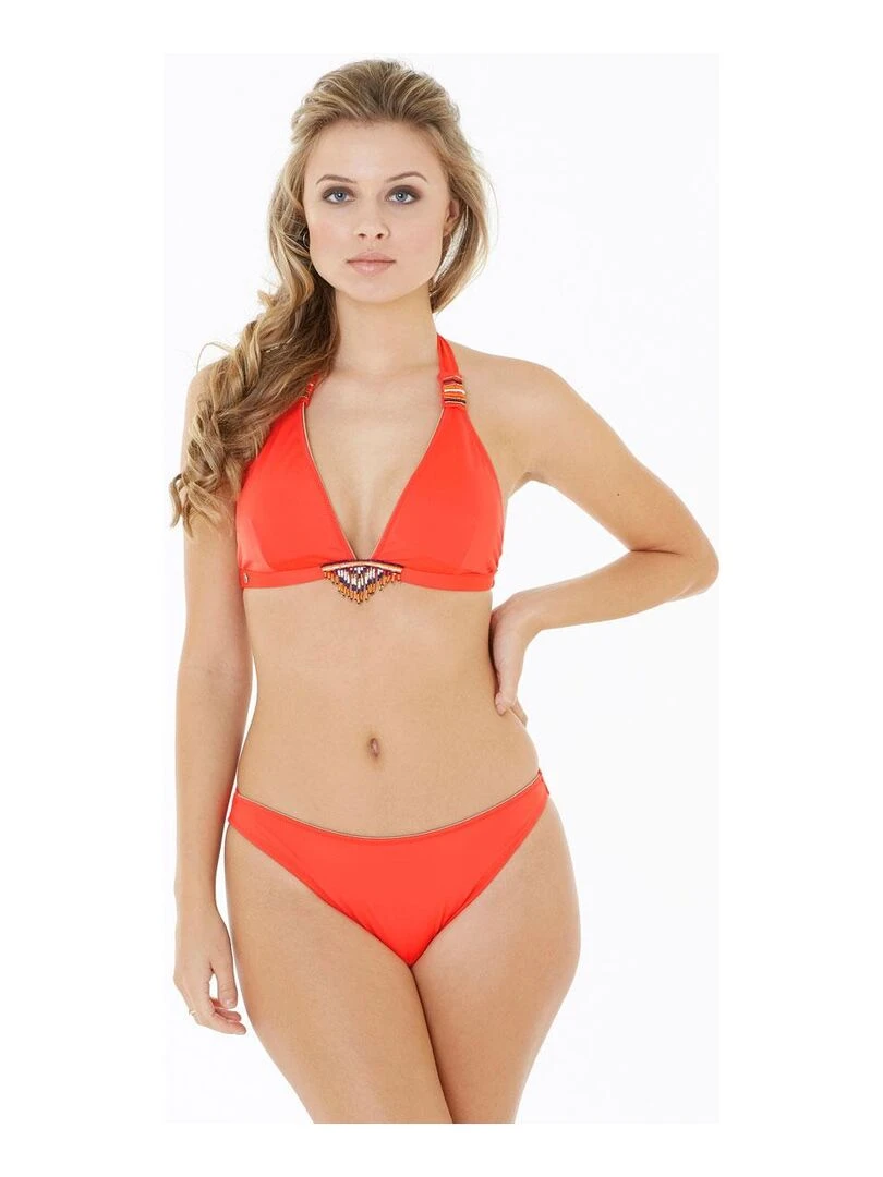 Haut de maillot triangle RIVIERA   Brigitte Bardot Bain   Orange