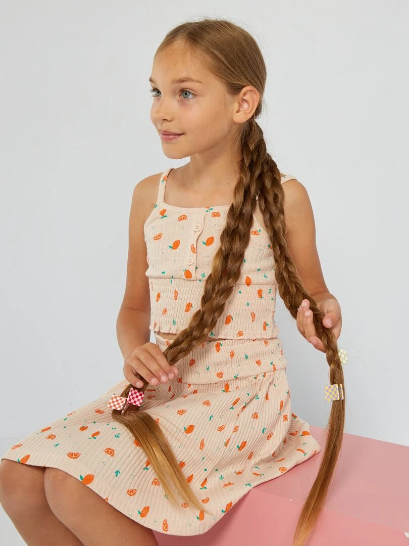 Maillot de bain rayé   1 pièce   Jaune