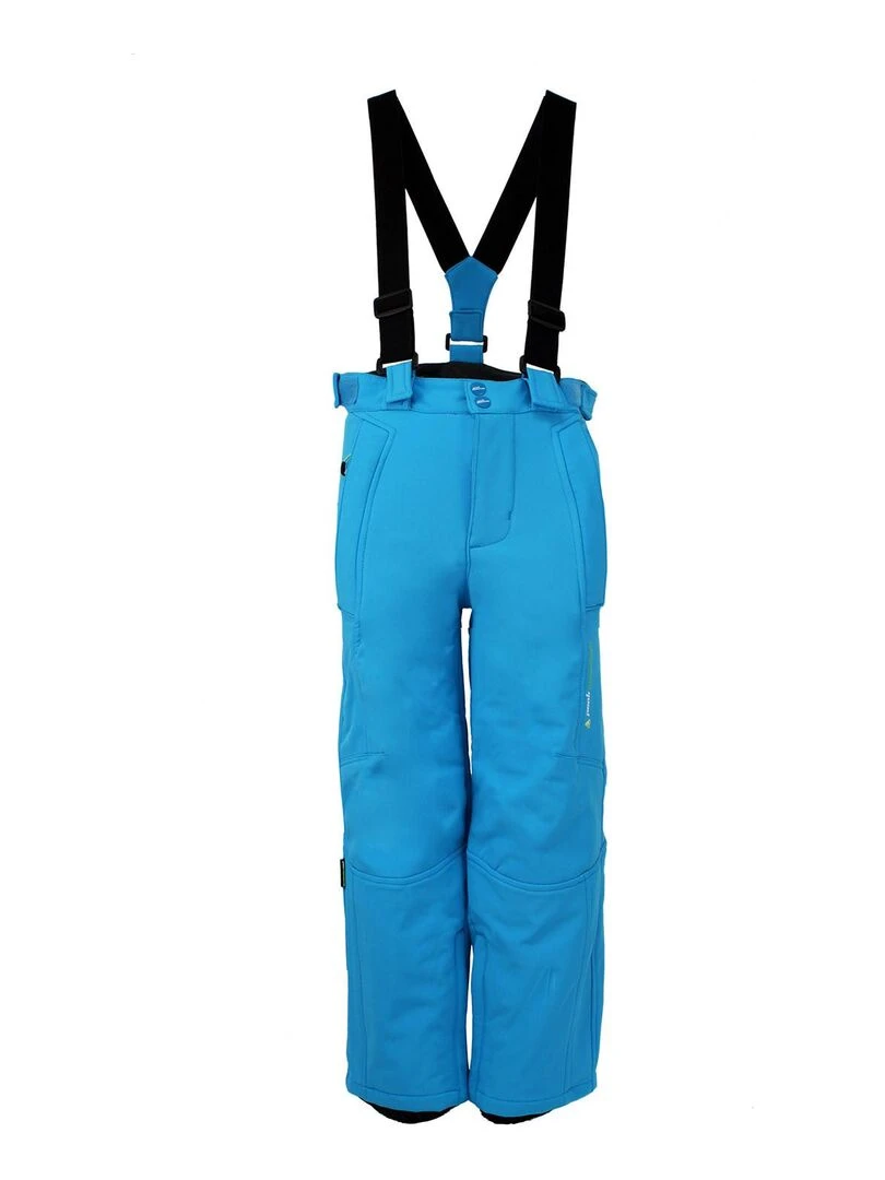 Pantalon de ski garçon ECESOFT PEAK MOUNTAIN Bleu