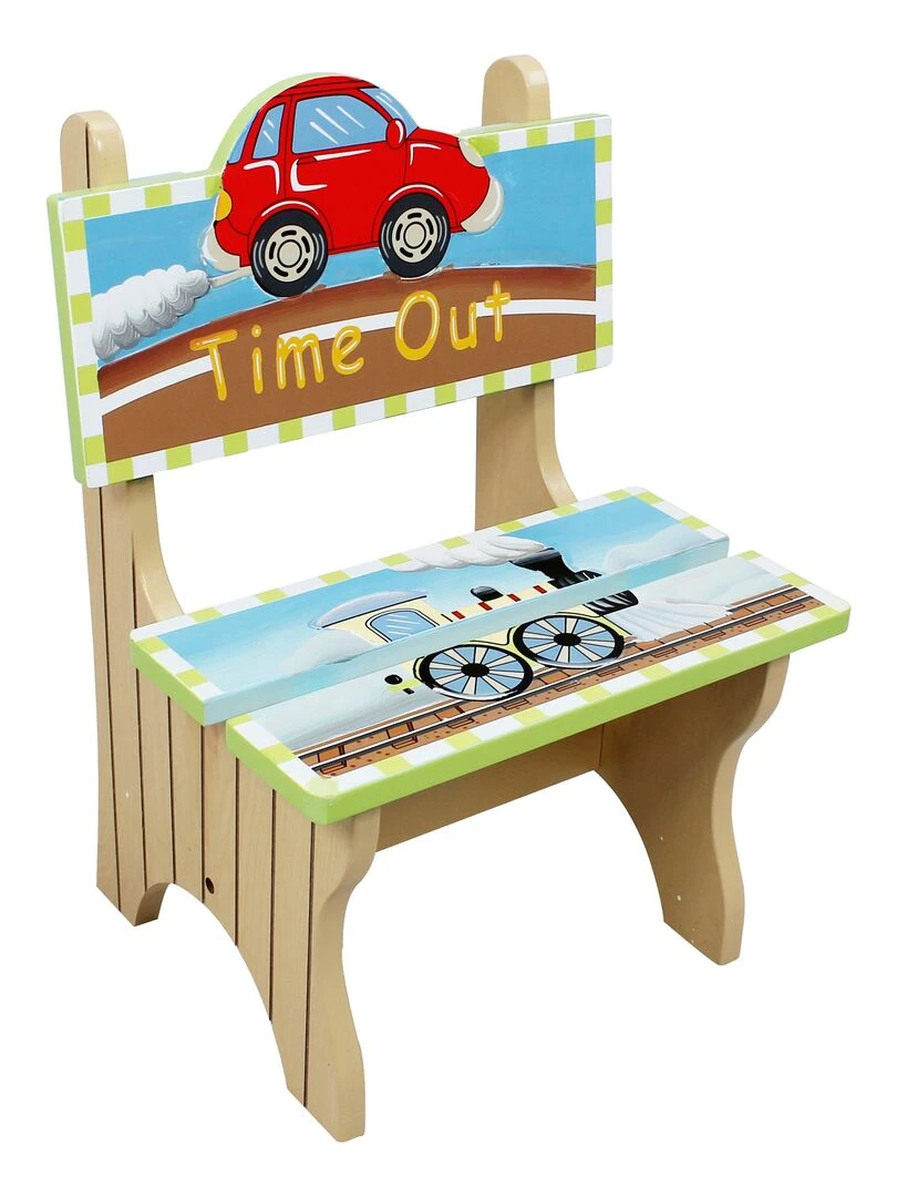 Chaise enfant en bois chambre garçon Fantasy Fields W 9942A Bleu