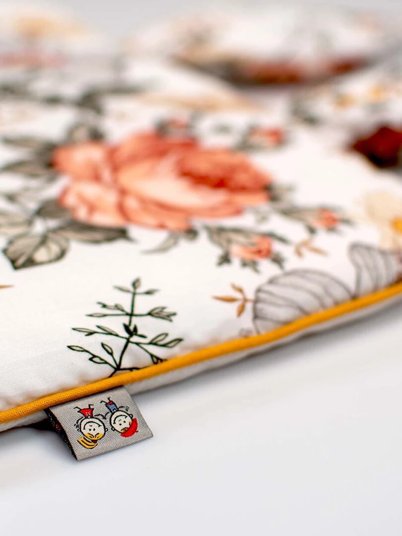 Oreiller extra plat lapin Néo Vintage Multicolore