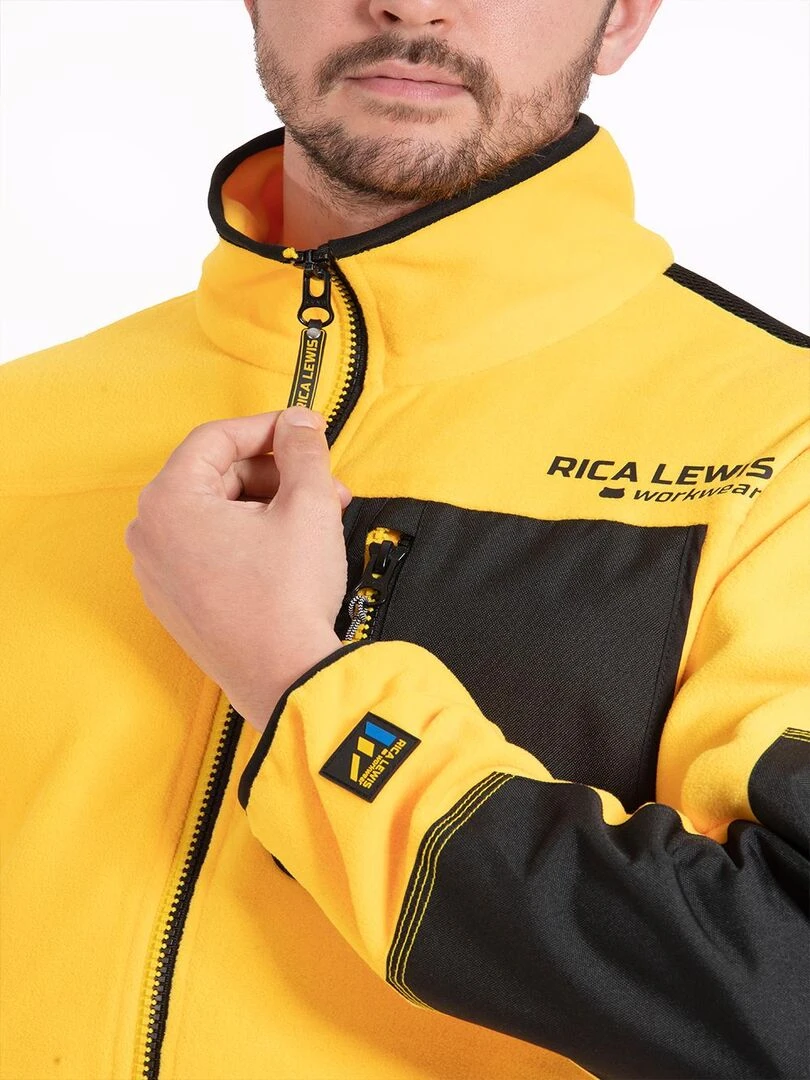 Veste polaire micro aérée WAFT 'Rica Lewis'   Jaune