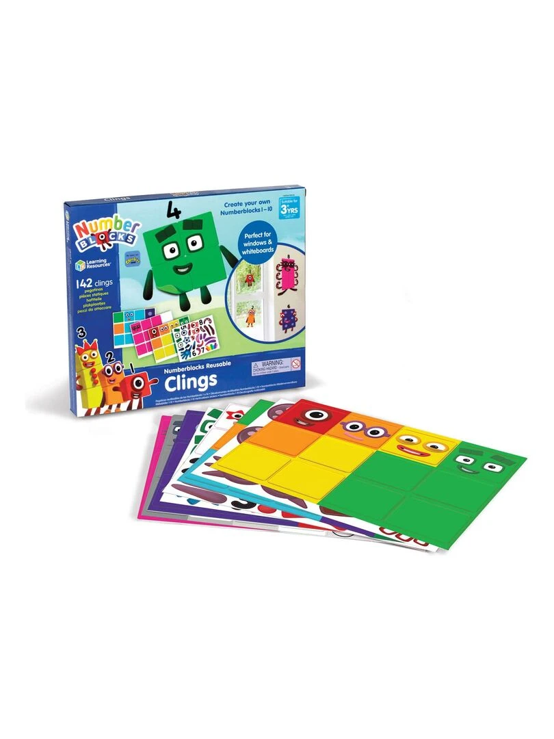 Décalcomanies Numberblocks réutilisables N/A