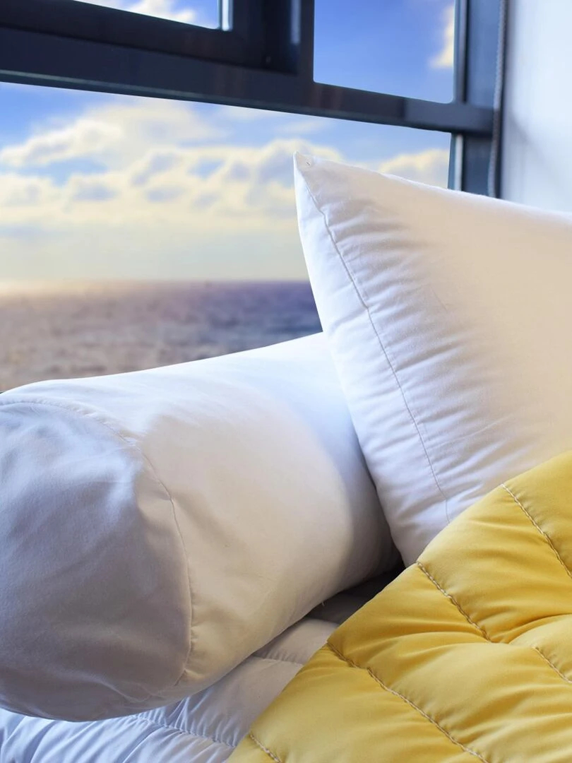 Oreiller en coton bio GREENFILL   Blanc