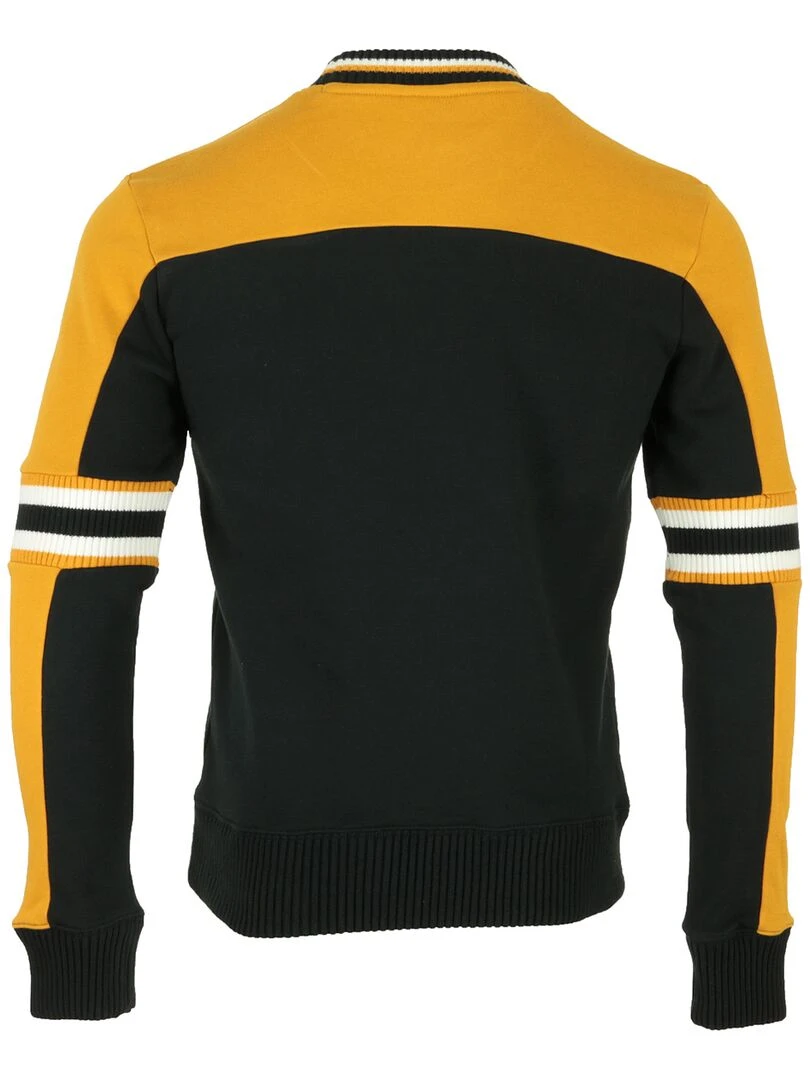 Champion Crewneck Sweatshirt Noir Orange