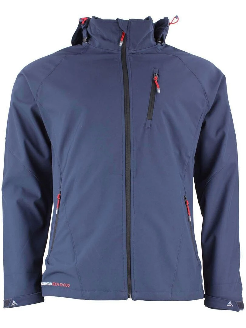 Blouson softshell homme CELSIOR PEAK MOUNTAIN Bleu marine