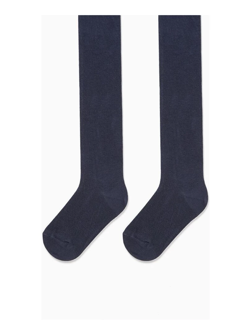 Collants en Maille Anti Boulochage Pour Bébé ESSENTIALS LINE Bleu foncé