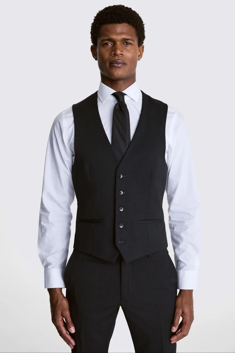 Tailored Fit Grey Stretch Jacket   Buy Online at Moss