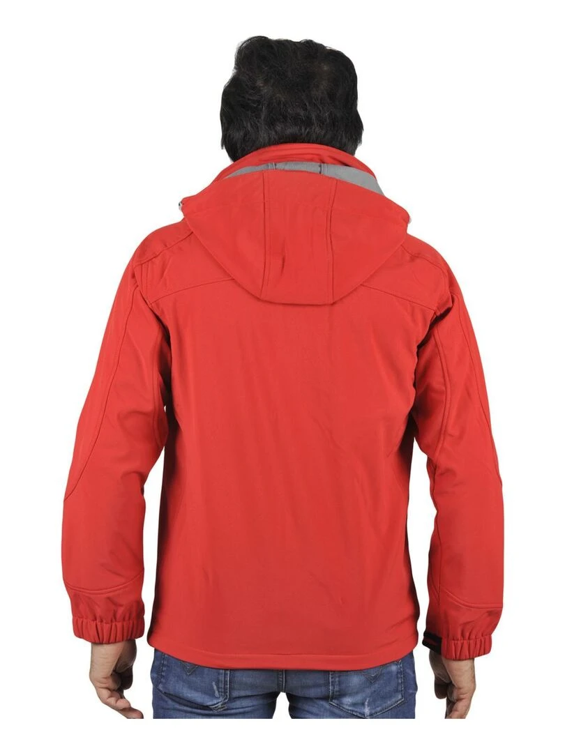 Blouson softshell homme CILO PEAK MOUNTAIN Rouge