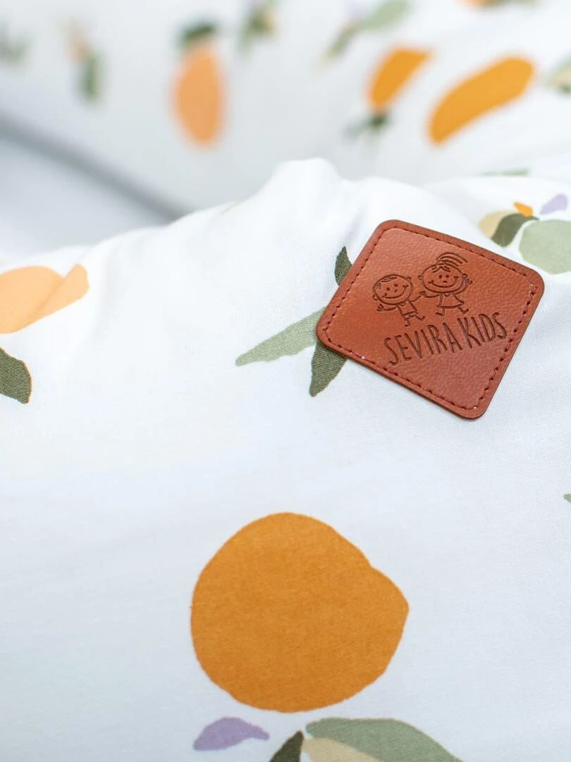 Housse pour coussin d'allaitement ergonomique Clem Multicolore