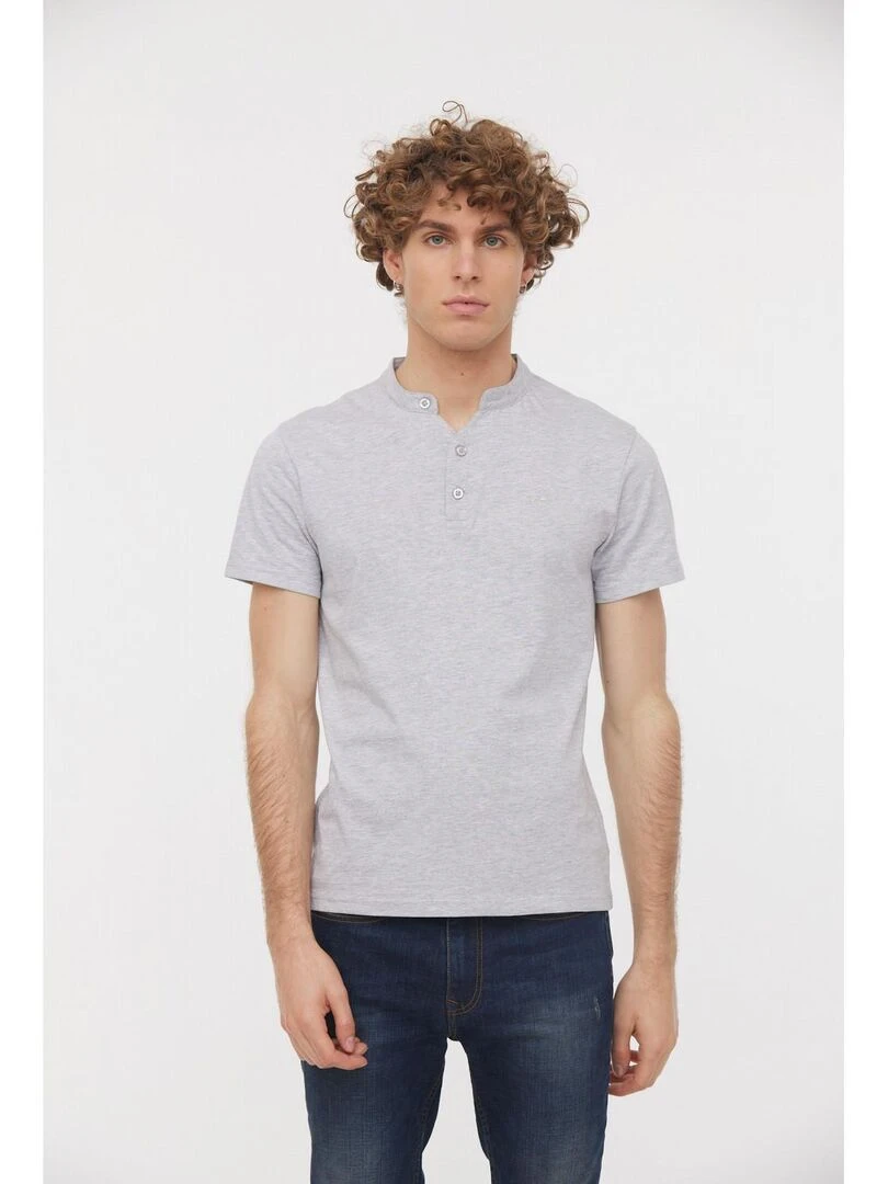 Lee Cooper   T Shirt manches courtes coton regular ASILO   Bleu